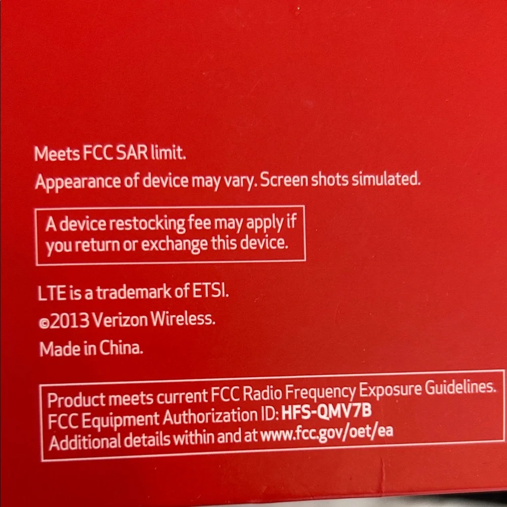 Verizon Ellipsis 7 Tablet - Black; Brand new in Original Box; Never Used!